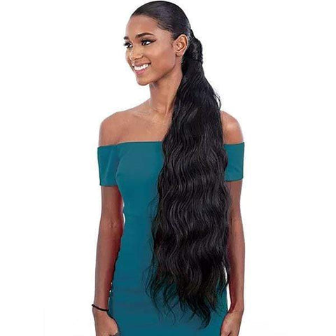 Shake-N-Go Milky Wavy Organique Mastermix Synthetic Pony Pro Ponytail - BODY WAVE 32" - SoGoodBB.com