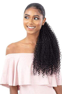 Shake-N-Go Milky Wavy Organique Mastermix Synthetic Pony Pro Ponytail - BOHEMIAN CURL 32" - SoGoodBB.com