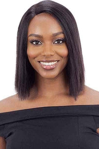 Shake-N-Go Milky Way Saga 100% Human Hair Lace Front Wig - SLEEK REMY BOB - SoGoodBB.com