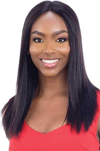 Shake-N-Go Milky Way Saga 100% Human Hair Lace Front Wig - SLEEK REMY YAKY - SoGoodBB.com