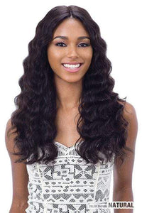 Shake-N-Go Naked 100% Human Hair 5" Part Lace Front Loose Deep Wig - NATURAL 301 - SoGoodBB.com