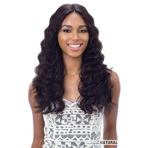 Shake-N-Go Naked 100% Human Hair 5" Part Lace Front Loose Deep Wig - NATURAL 301 - SoGoodBB.com