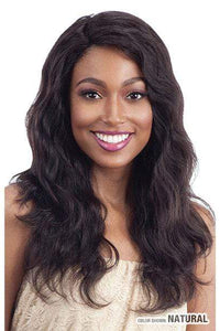 Shake-N-Go Naked 100% Human Hair Premium Lace Front Wig - NATURAL WAVY - SoGoodBB.com