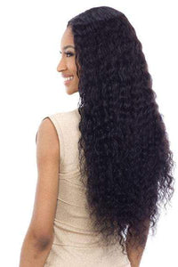 Shake N Go Naked Brazilian Wet & Wavy Human Hair Lace Front Wig - DEEP WAVE 30" - SoGoodBB.com