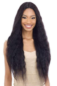 Shake N Go Naked Brazilian Wet & Wavy Human Hair Lace Front Wig - DEEP WAVE 30" - SoGoodBB.com