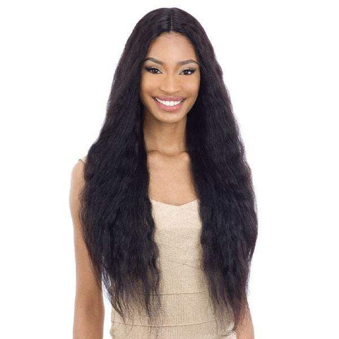 Shake N Go Naked Brazilian Wet & Wavy Human Hair Lace Front Wig - DEEP WAVE 30" - SoGoodBB.com