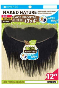 Shake-N-Go Naked Nature 100% Brazilian Remy Wet And Wavy Lace Frontal Closure - 13X4 BOHEMIAN - SoGoodBB.com