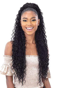 Shake-N-Go Organique Mastermix Synthetic Pony Pro Ponytail - BEACH CURL 28" - SoGoodBB.com