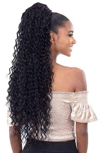 Shake-N-Go Organique Mastermix Synthetic Pony Pro Ponytail - BEACH CURL 28" - SoGoodBB.com