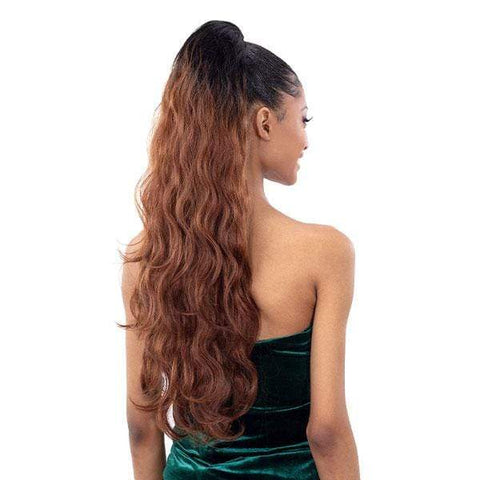 Shake-N-Go Organique Mastermix Synthetic Pony Pro Ponytail - BODY WAVE 28" - SoGoodBB.com
