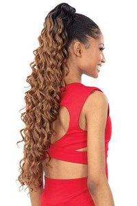 Shake-N-Go Organique Mastermix Synthetic Pony Pro Ponytail - DEEP WAVE 28" - SoGoodBB.com