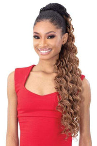 Shake-N-Go Organique Mastermix Synthetic Pony Pro Ponytail - DEEP WAVE 28" - SoGoodBB.com