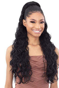 Shake-N-Go Organique Mastermix Synthetic Pony Pro Ponytail - KING WAVE 28" - SoGoodBB.com