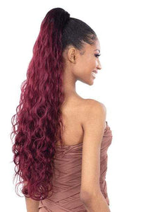 Shake-N-Go Organique Mastermix Synthetic Pony Pro Ponytail - KING WAVE 28" - SoGoodBB.com