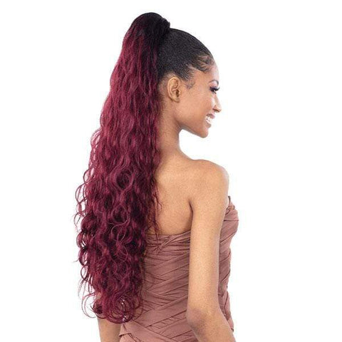 Shake-N-Go Organique Mastermix Synthetic Pony Pro Ponytail - KING WAVE 28" - SoGoodBB.com