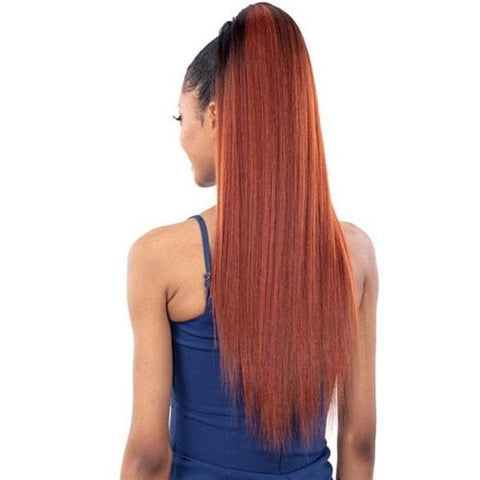 Shake-N-Go Organique Mastermix Synthetic Pony Pro Ponytail - YAKY STRAIGHT 28" - SoGoodBB.com