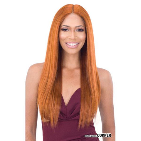 Shake N Go Organique Synthetic Hair Lace Front Wig - LIGHT YAKY STRAIGHT 24" - SoGoodBB.com