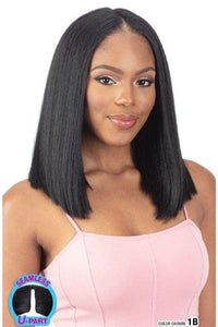 Shake N Go Organique U-Part Wig - NATURAL YAKY STRAIGHT 14" - Clearance - SoGoodBB.com