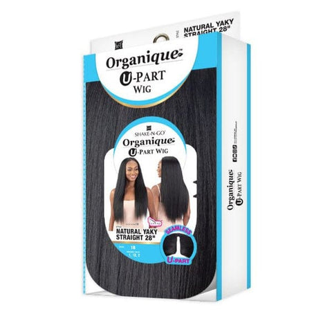 Shake N Go Organique U-Part Wig - NATURAL YAKY STRAIGHT 28" - Clearance - SoGoodBB.com