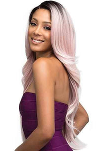 So Good Shop Human Hair Blend Lace Wigs 1 Bobbi Boss Human Hair Blend 13X4 Swiss Lace Front Wig - MLF320 PENELOPE