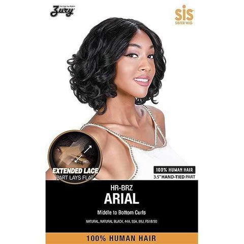 Zury Sis 100% Brazilian Remy Human Hair Lace Part Wig - HR BRZ ARIAL - SoGoodBB.com