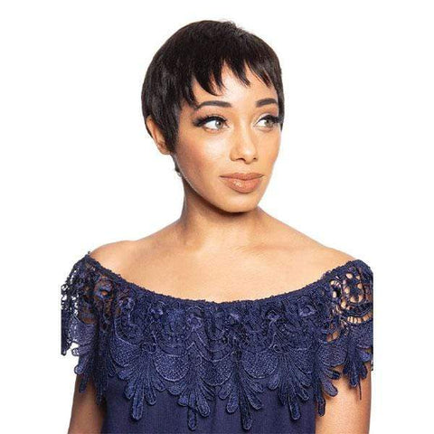 Zury Sis 100% Human Hair Full Wig - HR JUI - SoGoodBB.com