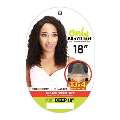 Zury Sis 100% Human Hair HD Lace Frontal Wig - HRH-ONLY FP LACE DEEP 18″ - SoGoodBB.com
