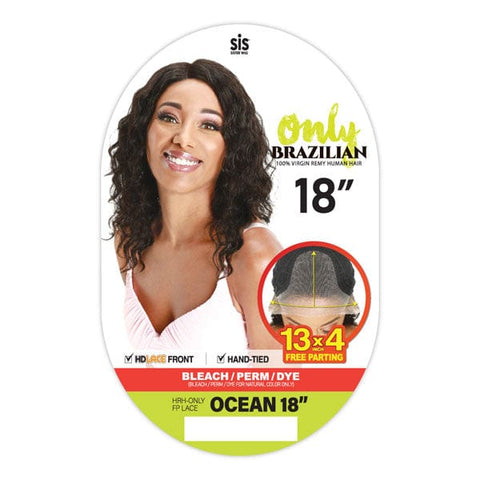 Zury Sis 100% Human Hair HD Lace Frontal Wig - HRH-ONLY FP LACE OCEAN 18″ - SoGoodBB.com