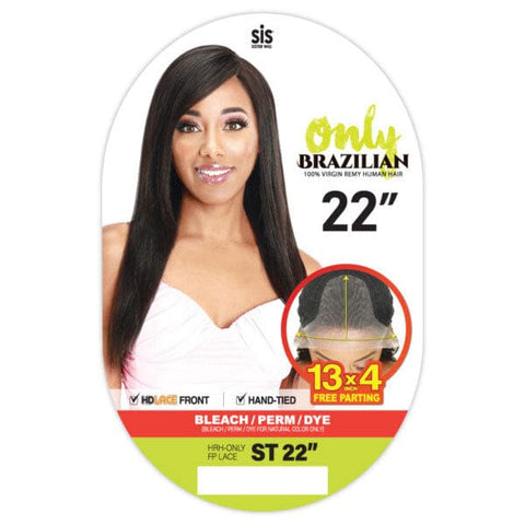 Zury Sis 100% Human Hair HD Lace Frontal Wig - HRH-ONLY FP LACE ST 22″ - SoGoodBB.com