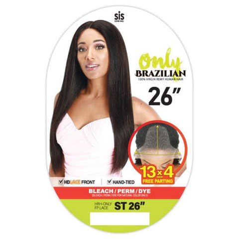 Zury Sis 100% Human Hair HD Lace Frontal Wig - HRH-ONLY FP LACE ST 26″ - SoGoodBB.com