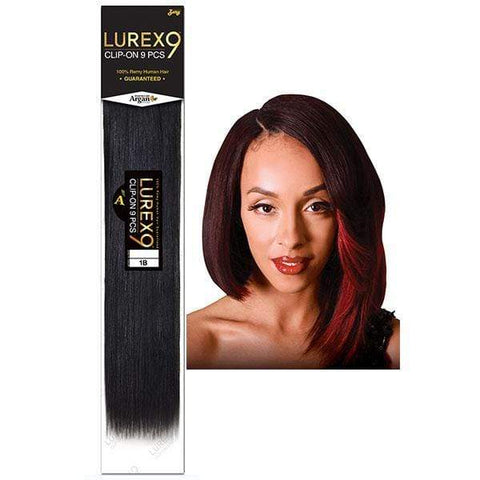 Zury Sis 100% Remy Human Hair Weave - LUREX CLIP ON 9 PCS STRAIGHT 16/18/22 Inch - SoGoodBB.com