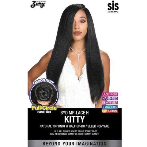Zury Sis Beyond Synthetic Hair Moon Part Lace Wig - BYD MP-LACE H KITTY - Unbeatable - SoGoodBB.com