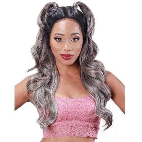 Zury Sis Beyond Synthetic Hair Twin Part Lace Front Wig - BYD TP LACE H BLAST - Clearance - SoGoodBB.com
