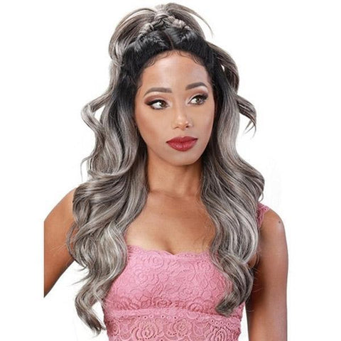 Zury Sis Beyond Synthetic Hair Twin Part Lace Front Wig - BYD TP LACE H BLAST - Clearance - SoGoodBB.com
