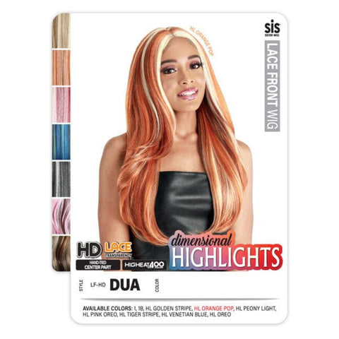 Zury Sis Dimensional Highlights Synthetic HD Lace Front Wig - LF HD DUA - Unbeatable - SoGoodBB.com
