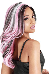 Zury Sis Dimensional Highlights Synthetic HD Lace Front Wig - LF HD LUA - Unbeatable - SoGoodBB.com