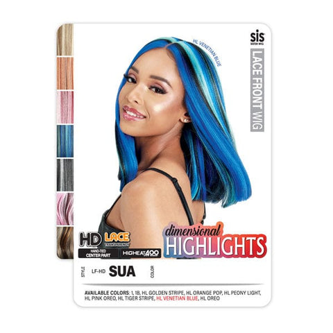 Zury Sis Dimensional Highlights Synthetic HD Lace Front Wig - LF HD SUA - SoGoodBB.com