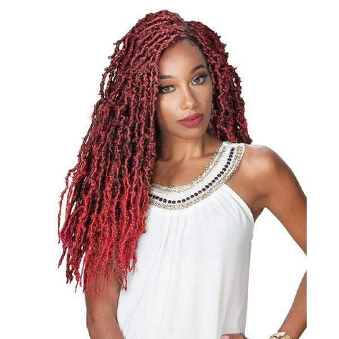 Zury Sis Distressed Crochet Braid - BUTTERFLY LOC 2X - 20" - SoGoodBB.com