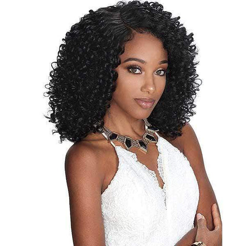 Zury Sis Diva Collection Synthetic Hair Pre Tweezed Part Lace Front Wig - DIVA LACE H MYSTY - SoGoodBB.com