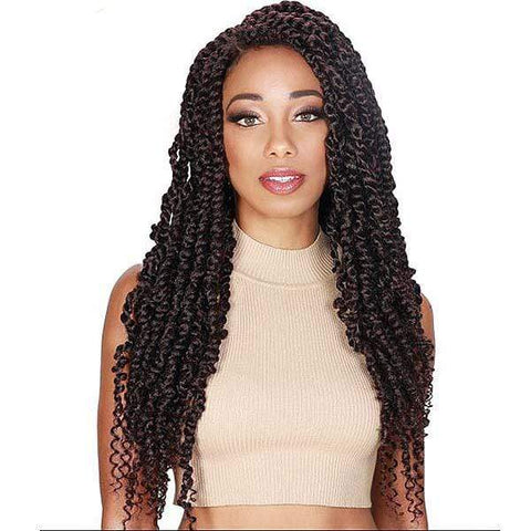 Zury Sis Diva Collection Synthetic Hand Tied Part Lace Front Wig - DIVA LACE PASSION TWIST - Unbeatable - SoGoodBB.com