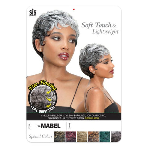 Zury Sis Free-flowing Curl Direction Synthetic Hair Wig - FW MABEL - SoGoodBB.com
