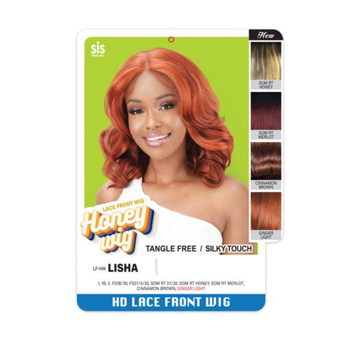 Zury Sis Honey Wig Synthetic HD Lace Front Wig - LF HW LISHA - SoGoodBB.com