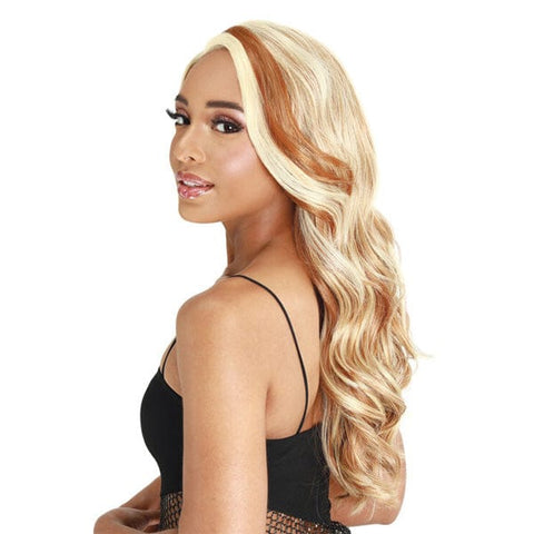 Zury Sis Human Hair Blend Natural Mix Glueless Lace Front Wig - PM LF HD CAMA - SoGoodBB.com