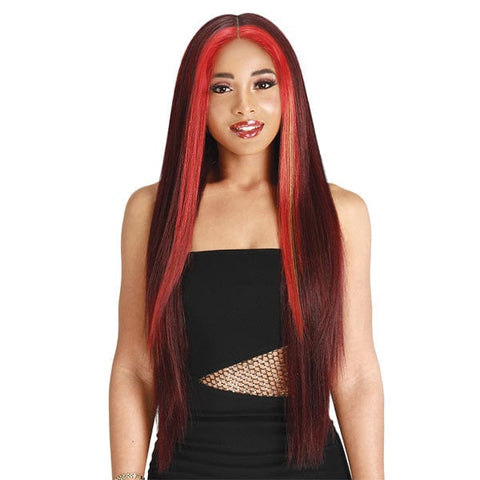 Zury Sis Human Hair Blend Natural Mix Glueless Lace Front Wig - PM LF HD NAS - SoGoodBB.com