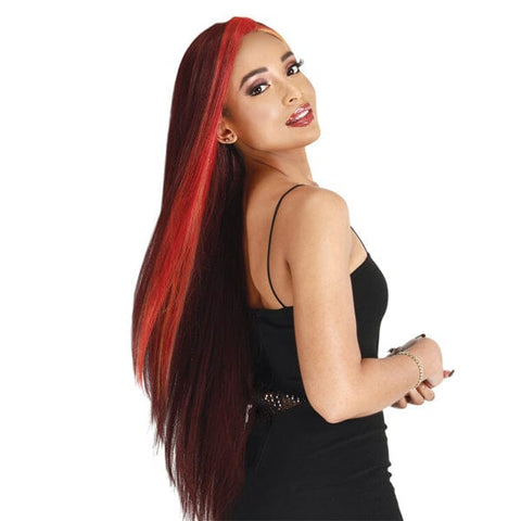 Zury Sis Human Hair Blend Natural Mix Glueless Lace Front Wig - PM LF HD NAS - SoGoodBB.com