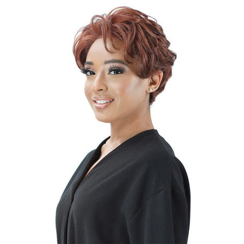 Zury Sis Human Hair Blend Natural Mix Hand-Tied Lace Front Wig - PM LF LUCY - SoGoodBB.com