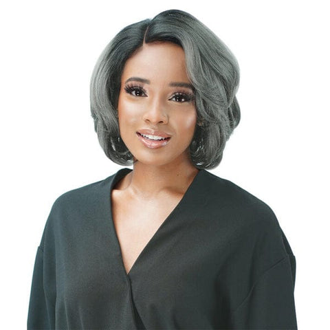 Zury Sis Human Hair Blend Natural Mix Hand-Tied Lace Front Wig - PM LF MARTHA - SoGoodBB.com