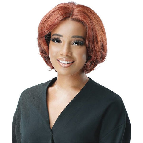 Zury Sis Human Hair Blend Natural Mix Hand-Tied Lace Front Wig - PM LF MARTHA - SoGoodBB.com