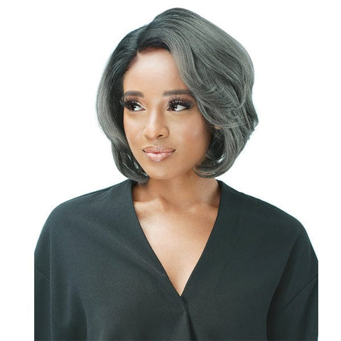 Zury Sis Human Hair Blend Natural Mix Hand-Tied Lace Front Wig - PM LF MARTHA - SoGoodBB.com