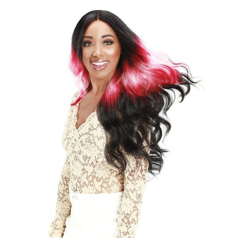 Zury Sis Layer Beam Colors Hair Synthetic HD Lace Front Wig - LF JINI - Clearance - SoGoodBB.com